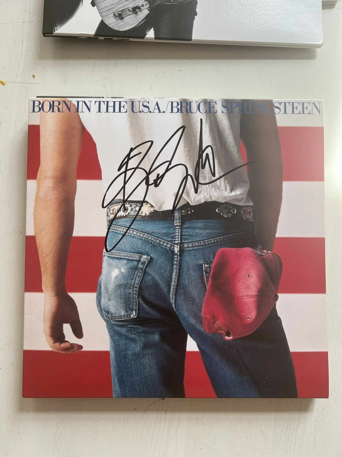 Bruce Springsteen Born In The USA Autographed Signed Album Vinyl Record LP w/COA, изображение 3