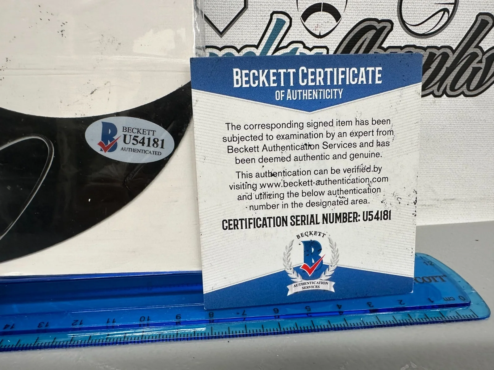 KIX BROOKS & DUNN SIGNED AUTOGRAPHED TEARDROP GUITAR PICK GUARD-BAS BECKETT COA, изображение 3