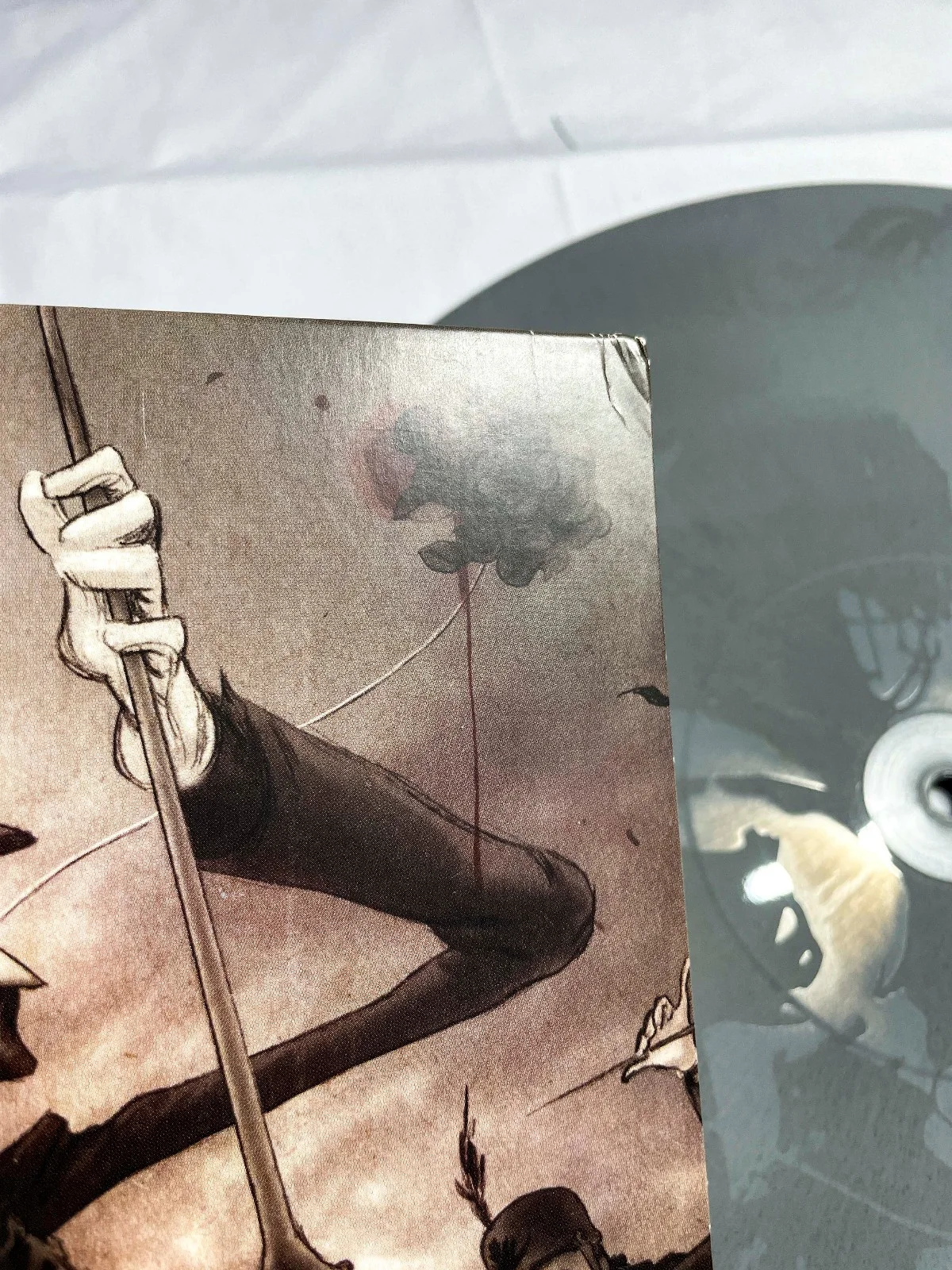 Frank Iero Signed My Chemical Romance THE BLACK PARADE Grey Vinyl Album JSA, изображение 3