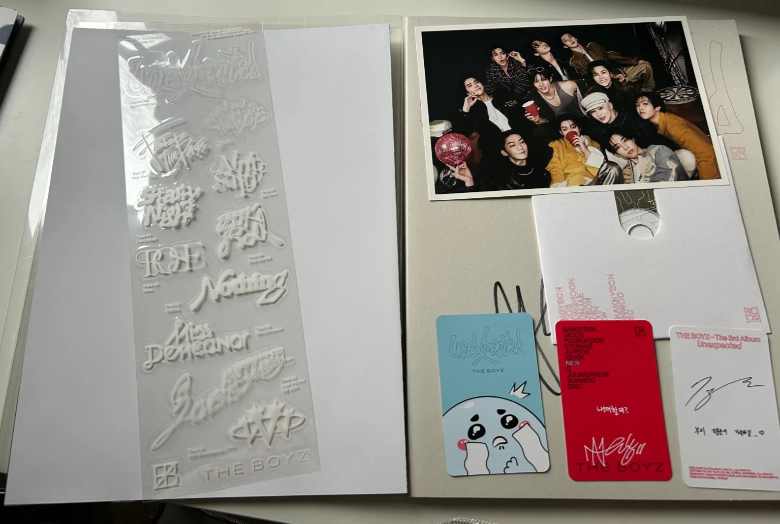 THE BOYZ - Unexpected [3rd Album - Signed Photobook Breakthrough Version] New, image 2