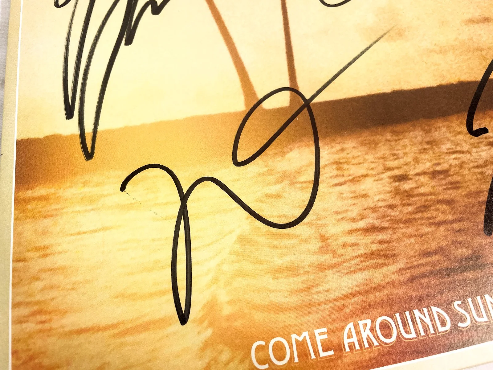 Kings of Leon FULL BAND Signed Autographed COME AROUND SUNDOWN Vinyl Album JSA B, изображение 2