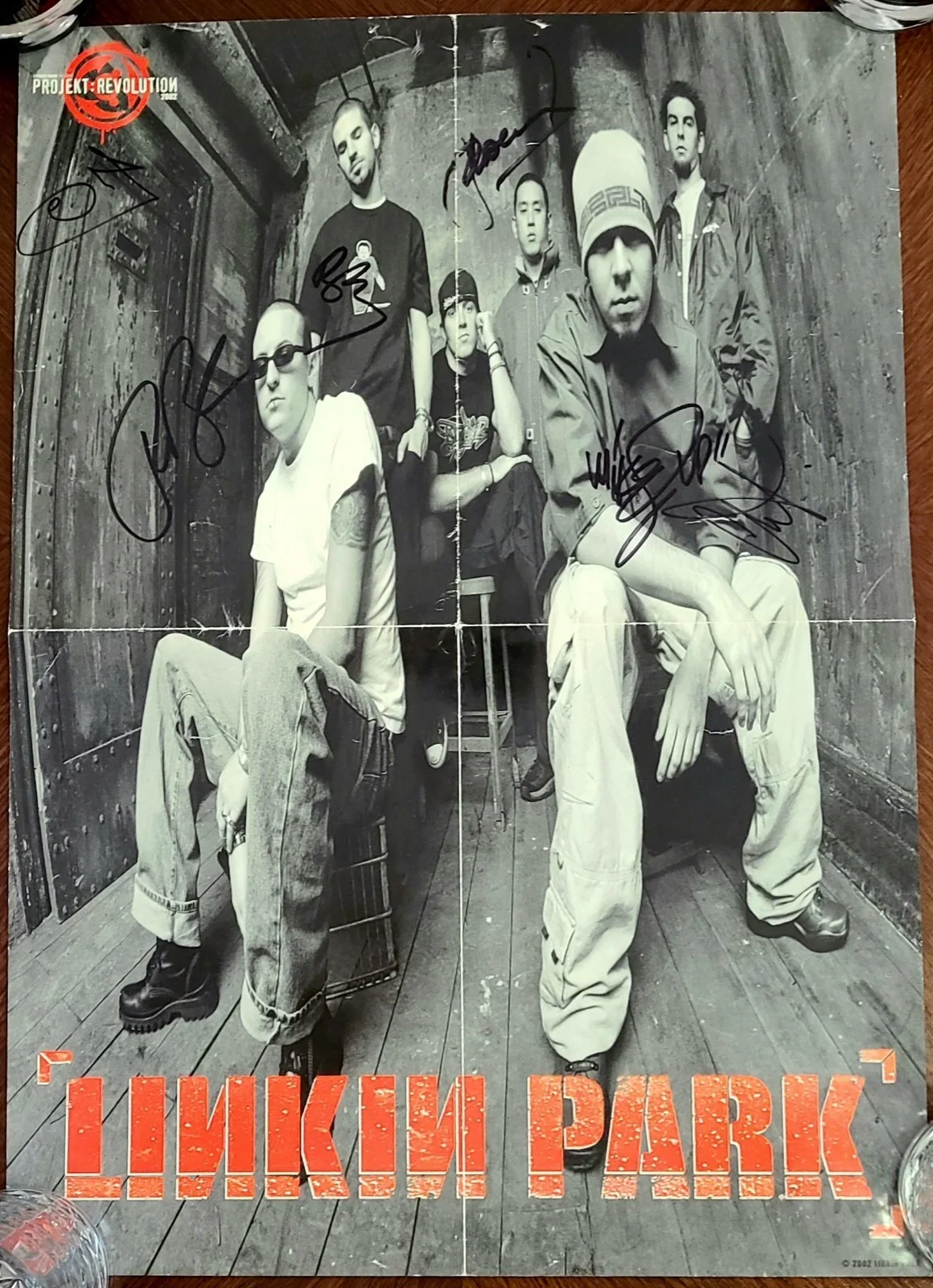 Linkin Park Signed CDs Poster Lanyard Chester Bennington Picture Beckett SEE SET, image 2