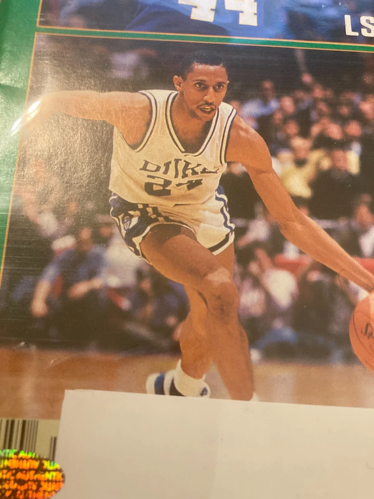 JOHNNY DAWKINS - DUKE BASKETBALL SIGNED 8x10 Sports Illustrated with COA, изображение 2