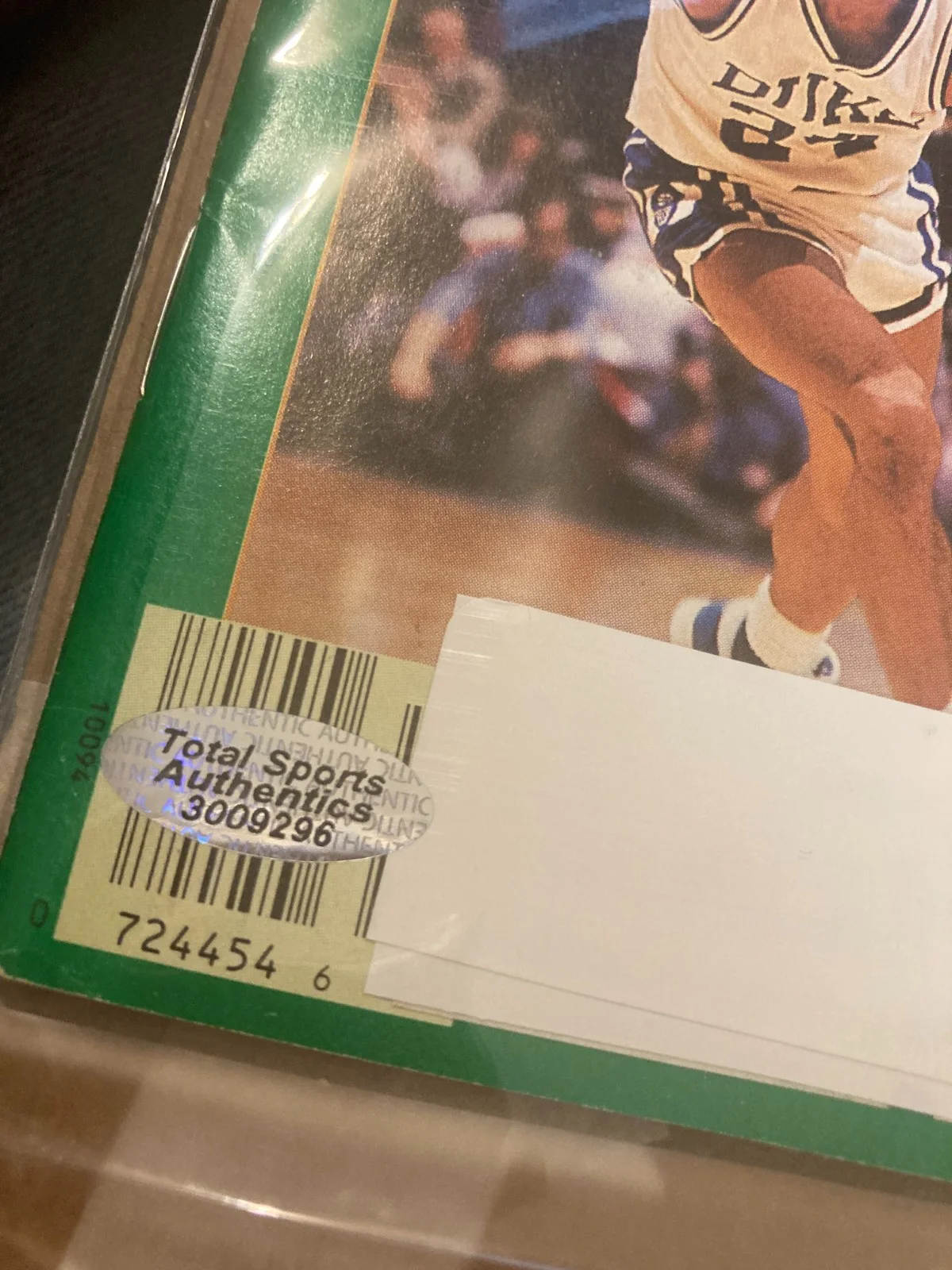 JOHNNY DAWKINS - DUKE BASKETBALL SIGNED 8x10 Sports Illustrated with COA, изображение 4