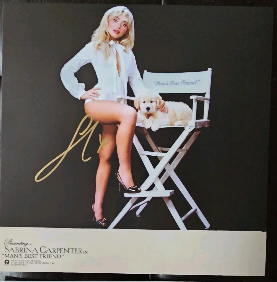 IN HAND Sabrina Carpenter Mans Best Friend Vinyl Record + Signed Insert, изображение 2