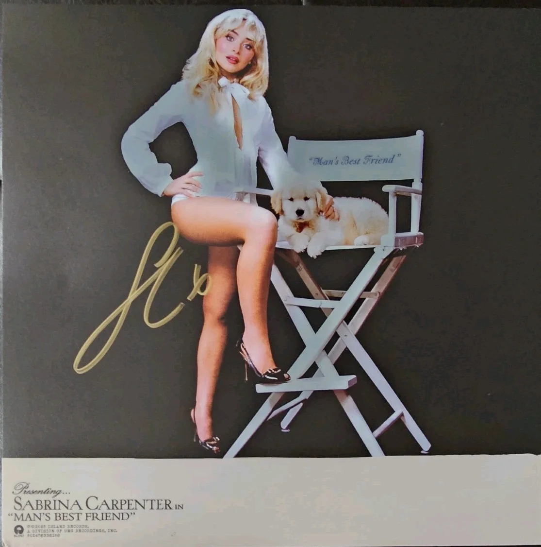 IN HAND Sabrina Carpenter Mans Best Friend Vinyl Record + Signed Insert, изображение 3