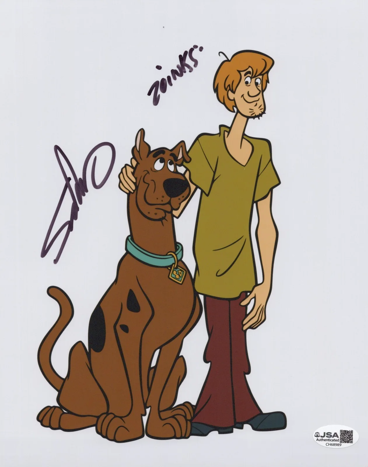 Scott Innes — Scooby-Doo 8x10 photo signed by voice of Scooby - Scott Innes JSA COA