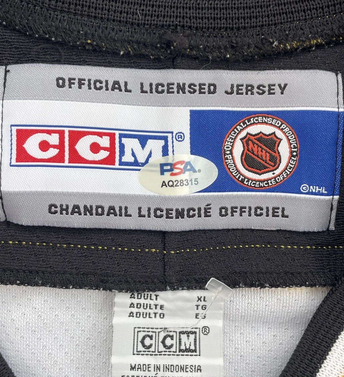 Adam Sandler — Adam Sandler Signed Autographed Happy Gilmore Boston Bruins Jersey Psa/Dna Coa, изображение 3