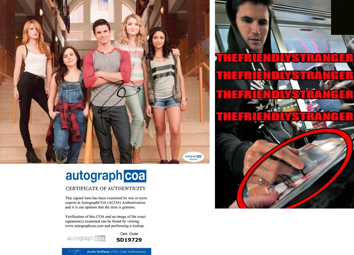 ROBBIE AMELL — Robbie Amell signed "THE DUFF" 8x10 Photo Autographed EXACT PROOF Sexy ACOA COA