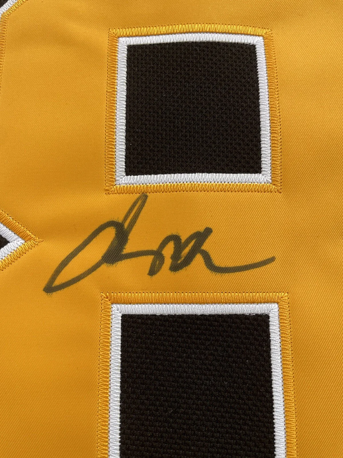Adam Sandler — Adam Sandler Signed Autographed Happy Gilmore Boston Bruins Jersey Psa/Dna Coa, изображение 4