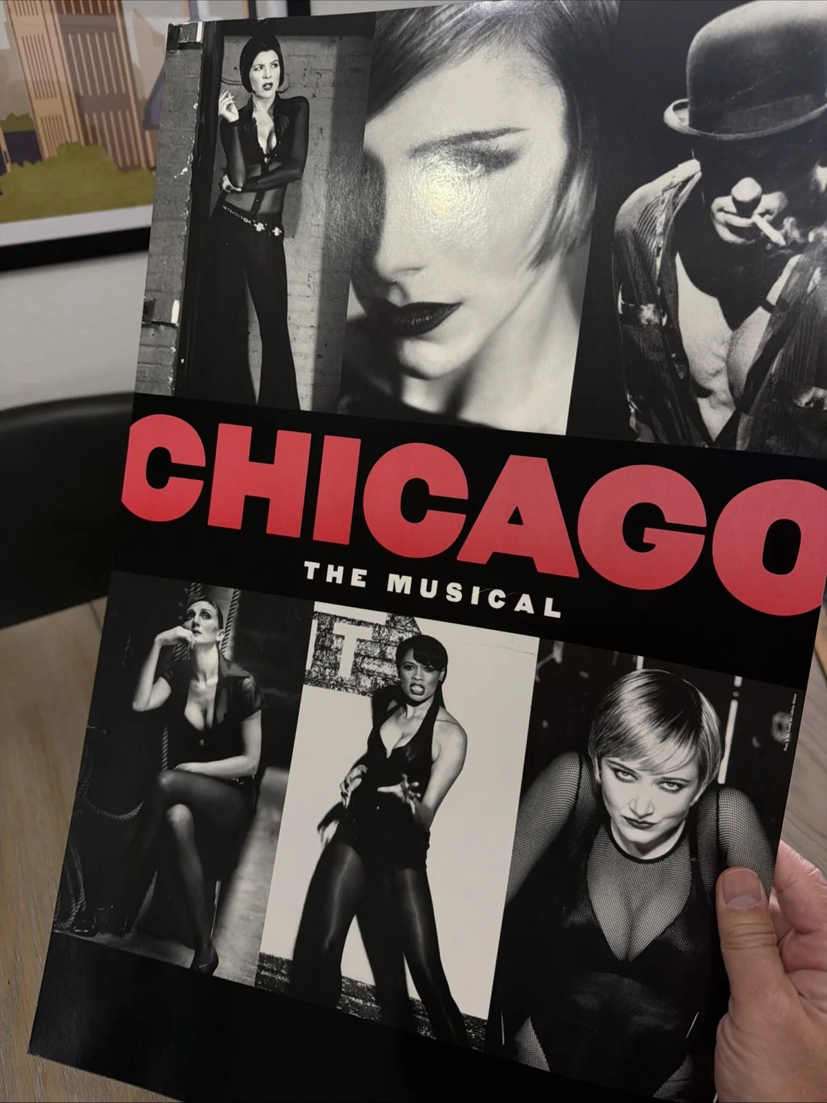 CHICAGO THE MUSICAL FULL CAST COLOR 14" X 22" POSTER, изображение 5