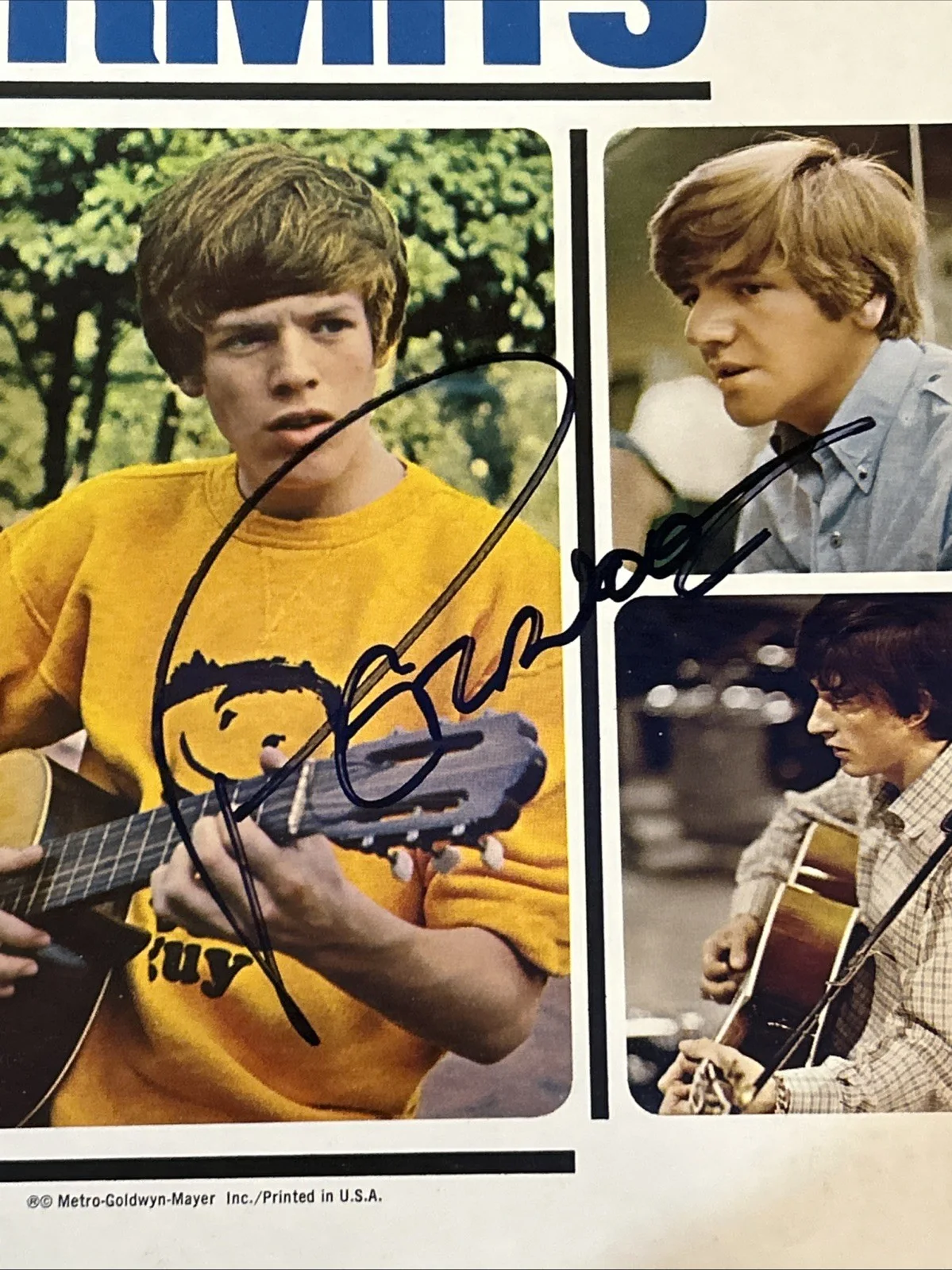 PETER NOONE SIGNED AUTOGRAPH VINYL ALBUM ACOA HERMANS HERMITS HOLD ON!, image 5
