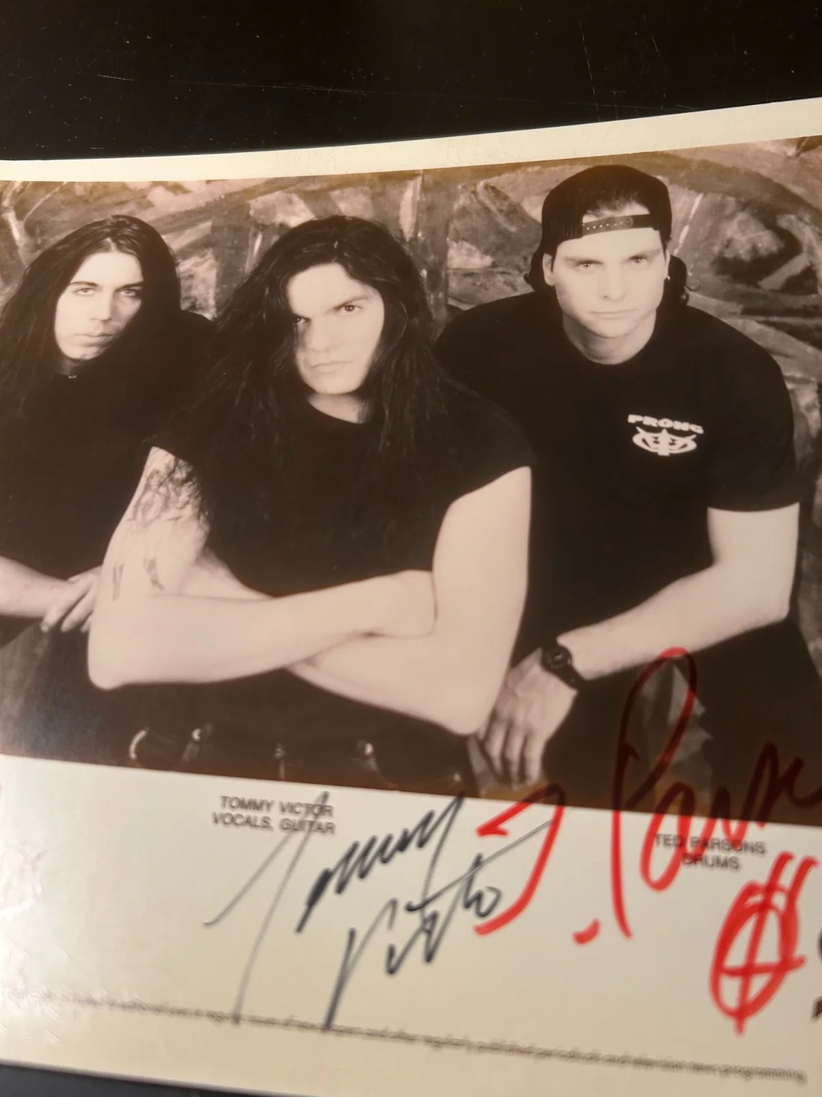 PRONG Signed Promo 8x10 Signatures All Members Autographed Heavy Metal Photo, изображение 3