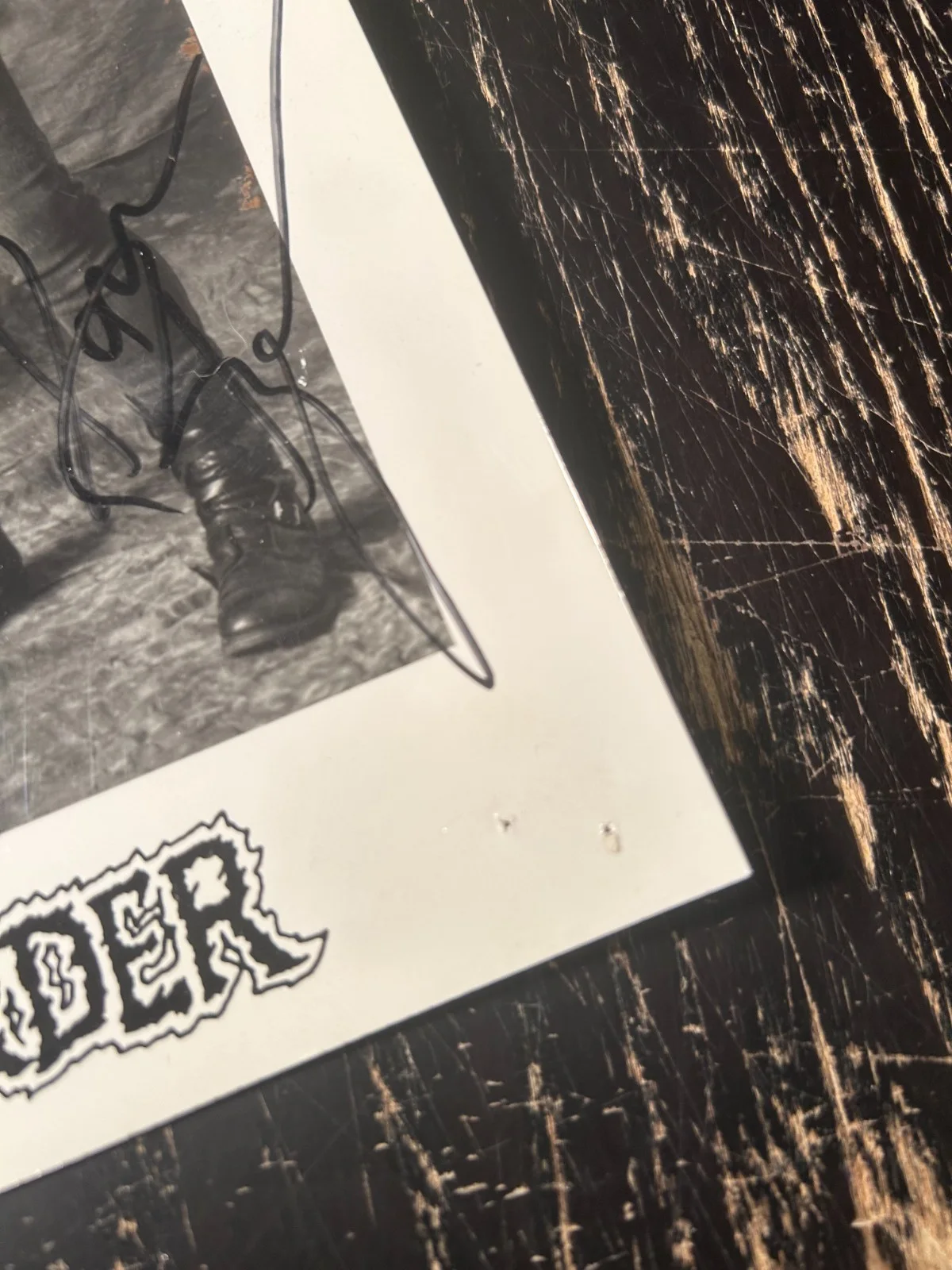CHAOTIC ORDER Signed Promo 8x10 Signatures Autographed Heavy Metal Photo Obscure, изображение 5