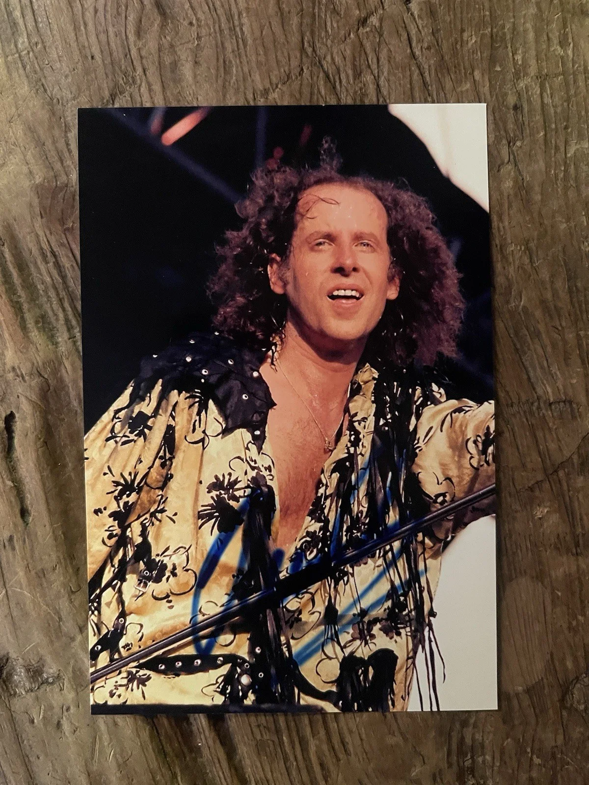 SCORPIONS Klaus Meine, Hand Signed Autograph 4X6 Photograph. Band Lead Singer, изображение 2