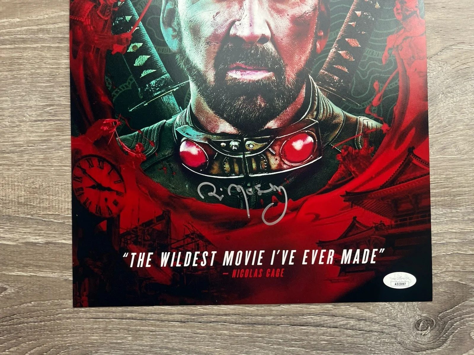 Bill Moseley — Bill Moseley Signed Prisoners of the Ghostland 11x17 Photo JSA COA Nic Cage, изображение 5
