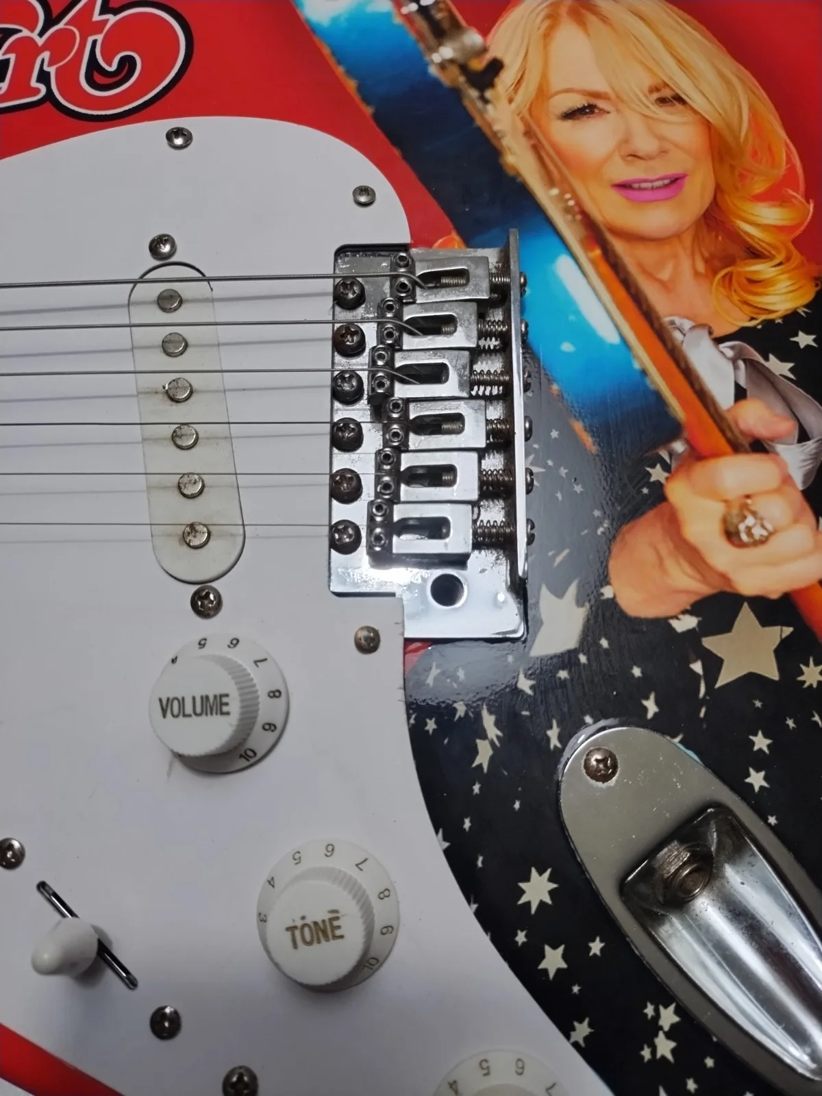 HEART SIGNED GUITAR BAND NANCY WILSON CUSTOM WRAP LEFT HANDED DREAM BOAT ANNIE, image 2