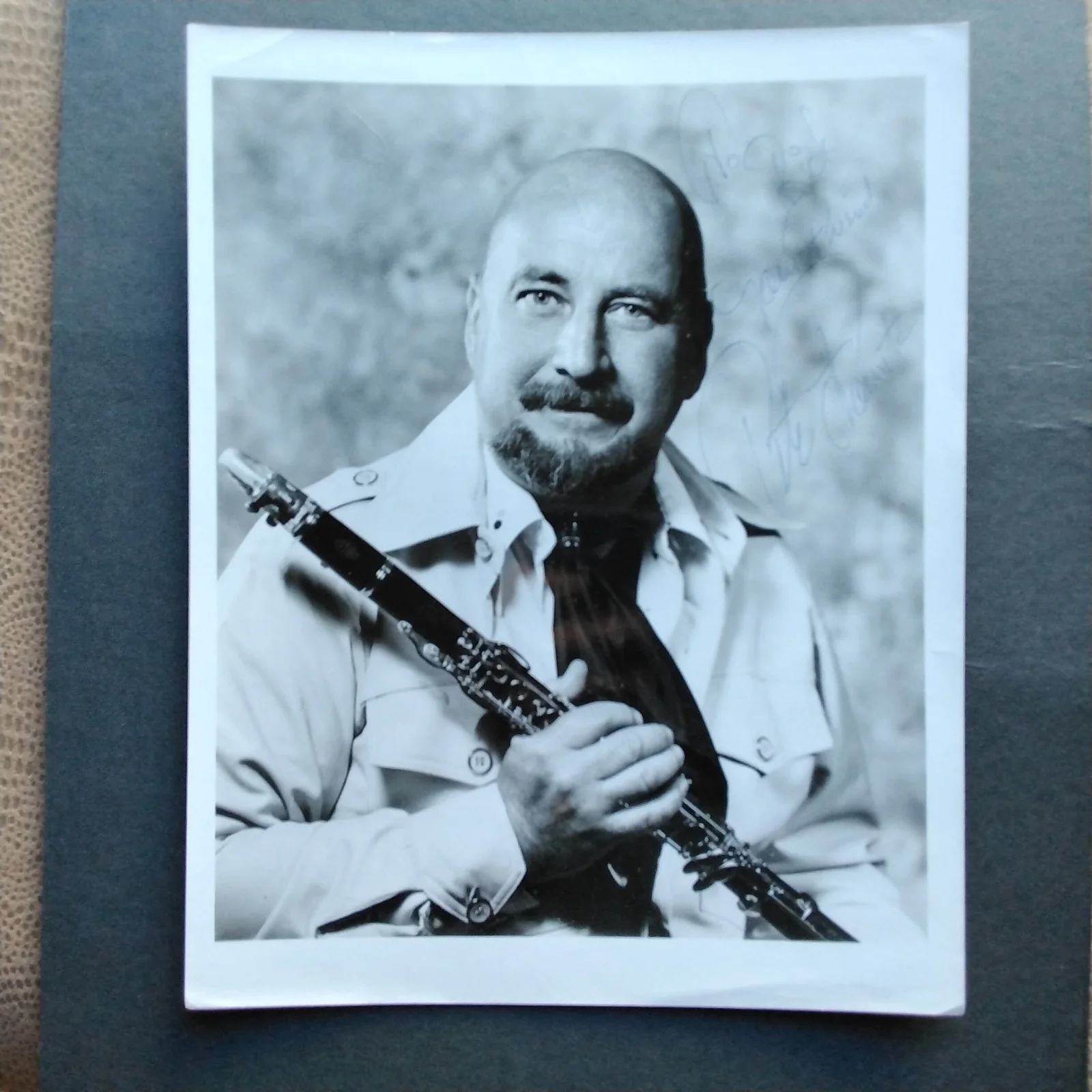Peter Fountain SIGNED Photo Jazz Clarinetist Tonight Show New Orleans Tiger Rag, изображение 2