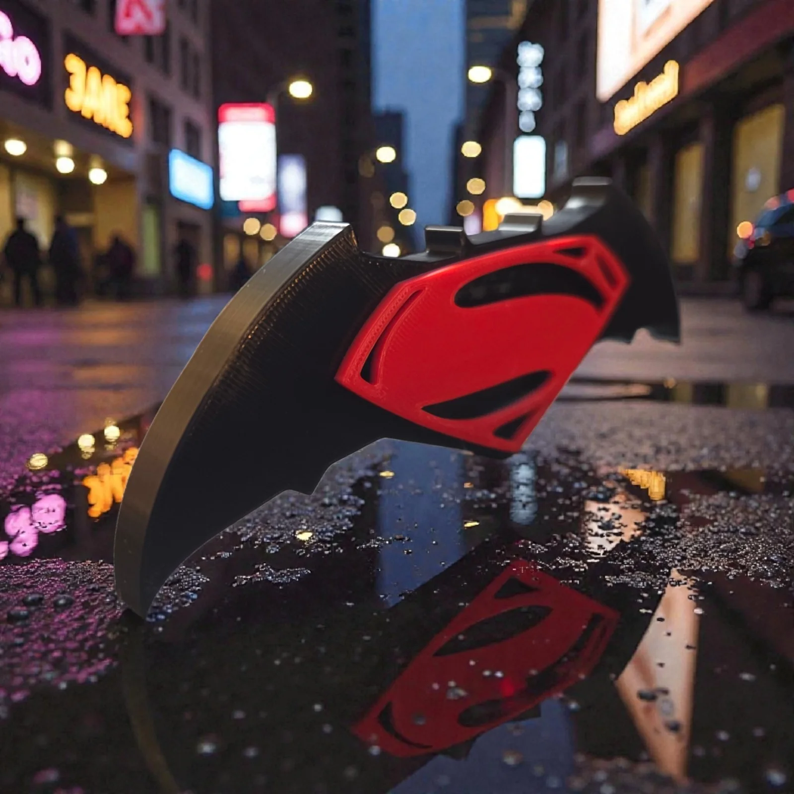 DC Batman Vs Superman Logo Display Stand Size 15cm X 8cm, image 2