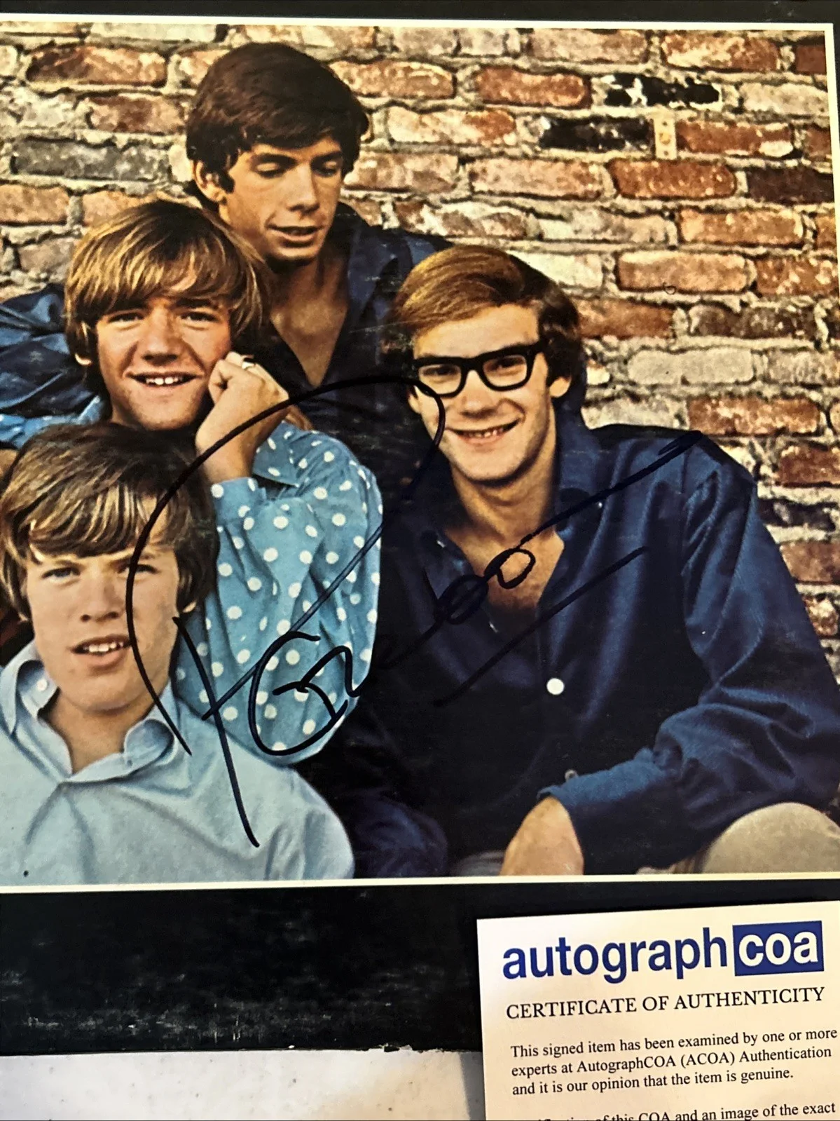 PETER NOONE HERMANS HERMITS SIGNED AUTOGRAPH VINYL ALBUM RECORD ACOA COA, изображение 4