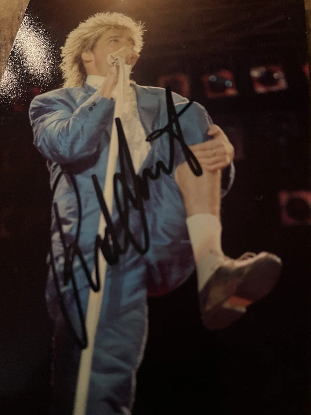Rod Stewart, Hand Signed Original Vintage 4X6 Photograph. RARE, изображение 4
