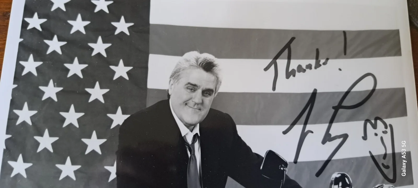 Jay Leno — Jay Leno signed 8x10 photo with source info, image 4