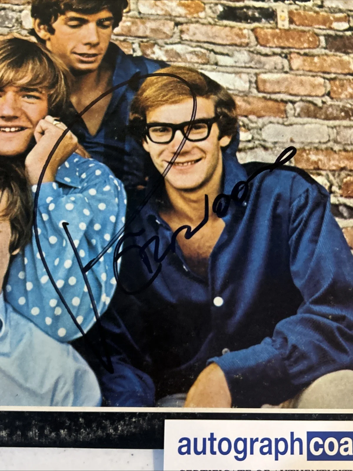 PETER NOONE HERMANS HERMITS SIGNED AUTOGRAPH VINYL ALBUM RECORD ACOA COA, image 4