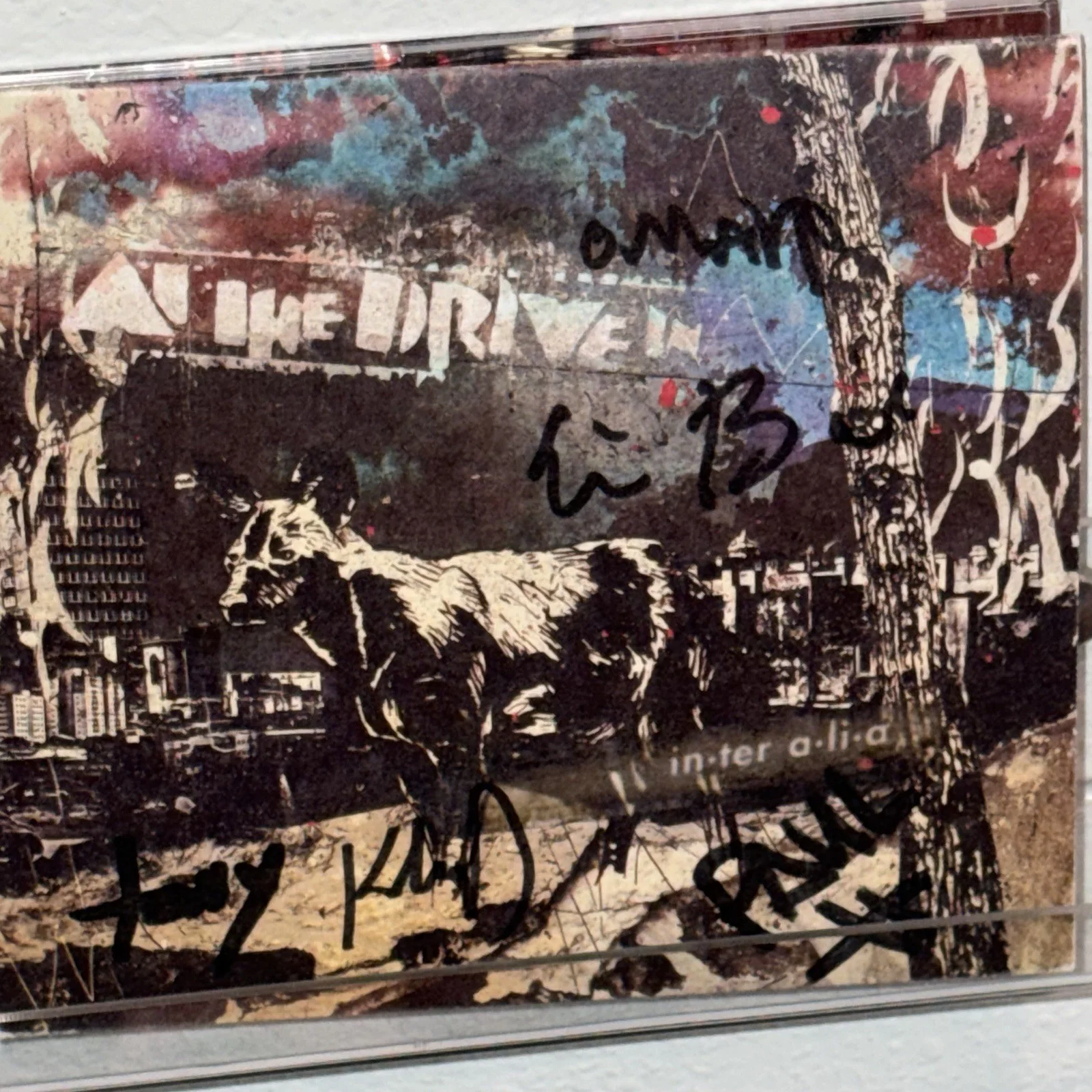 Signed CD At The Drive In interalia - Autographed By All Members, image 2