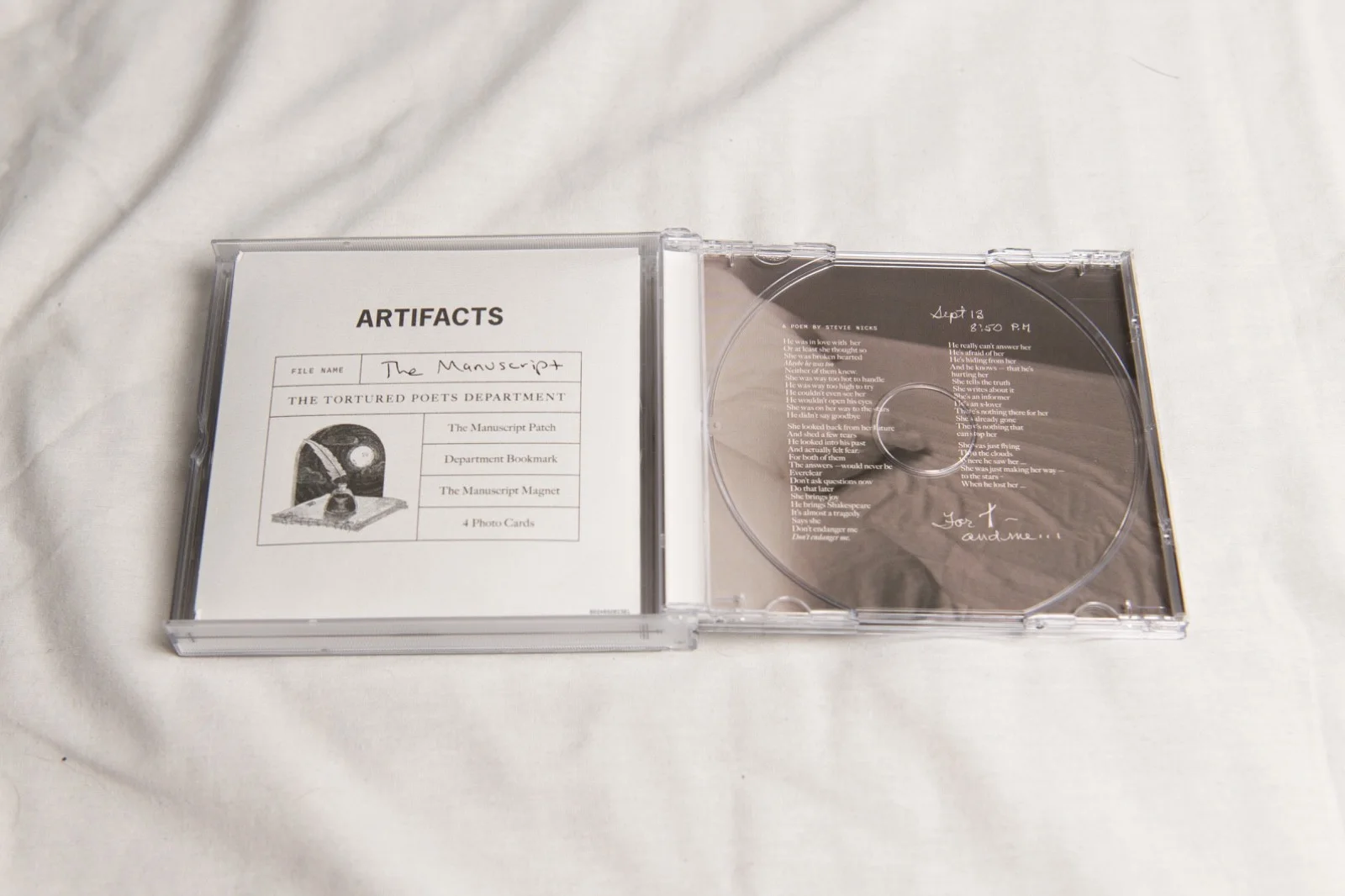 Taylor Swift Tortured Poets Department Collector's CD with The Manuscript, image 5