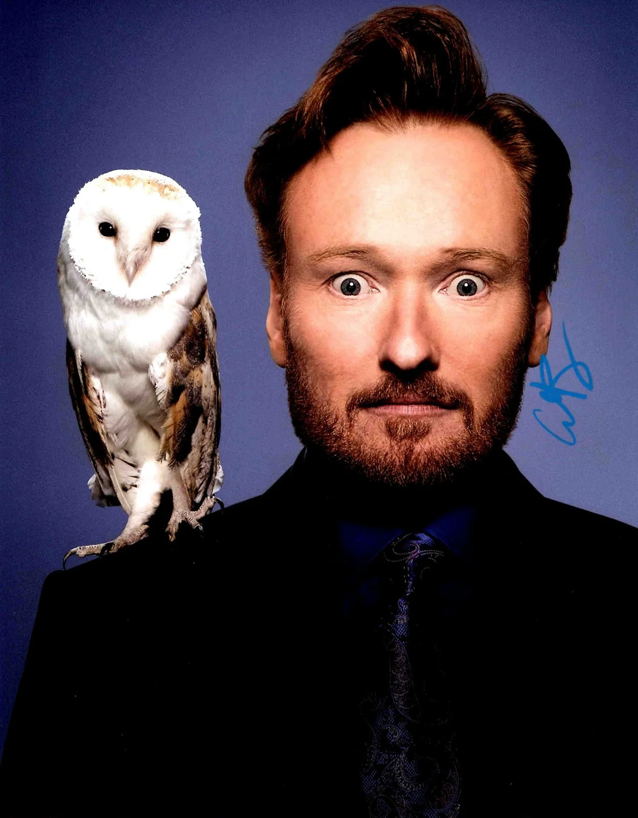Conan O'brein — Conan O'brien Signed Autograph 11x14 Late Night Comedy with Exact Photo Proof, image 3