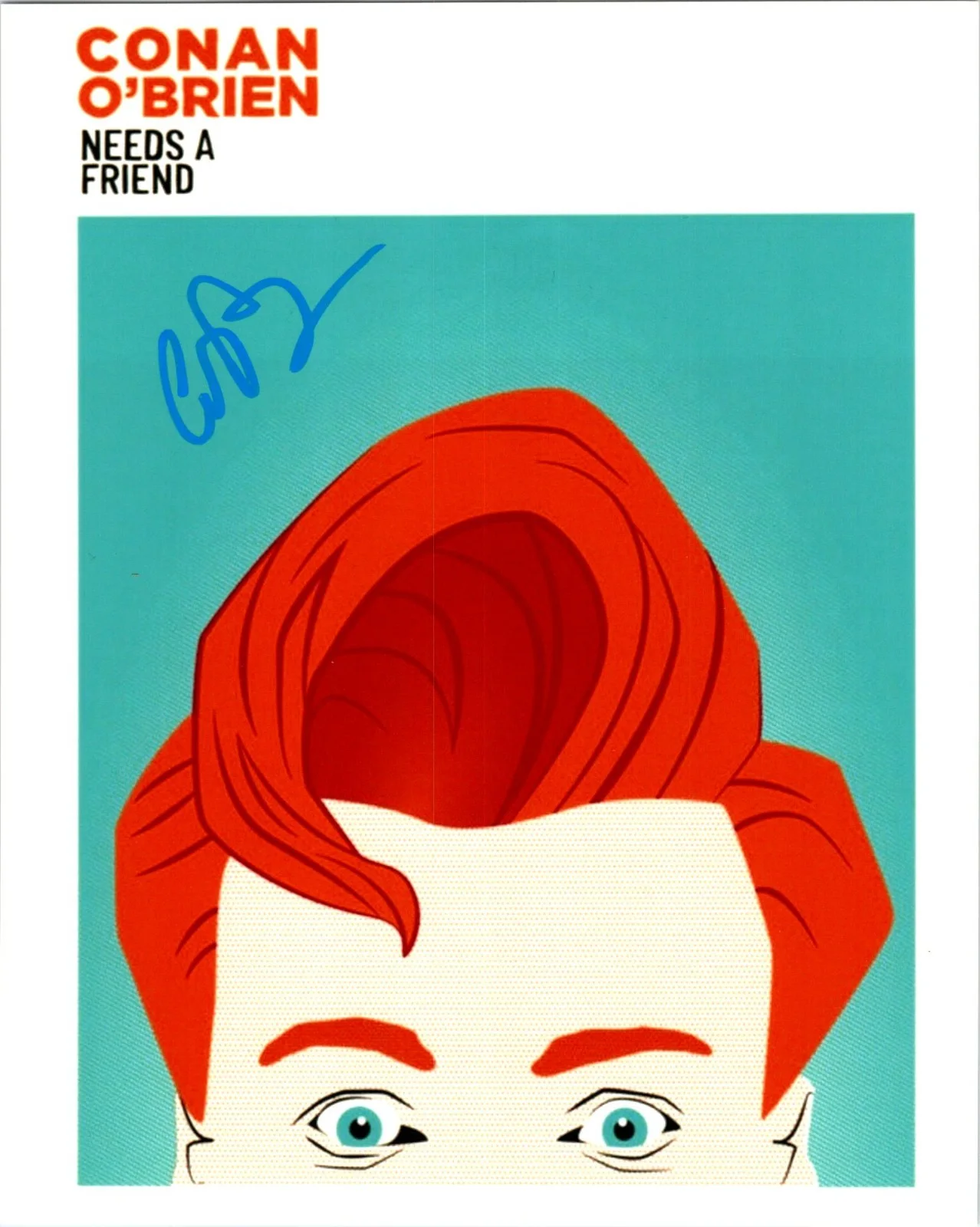 Conan O'brein — Conan O'brien Signed Autograph 8x10 The Late Night Comedy with Exact Photo Proof, изображение 3