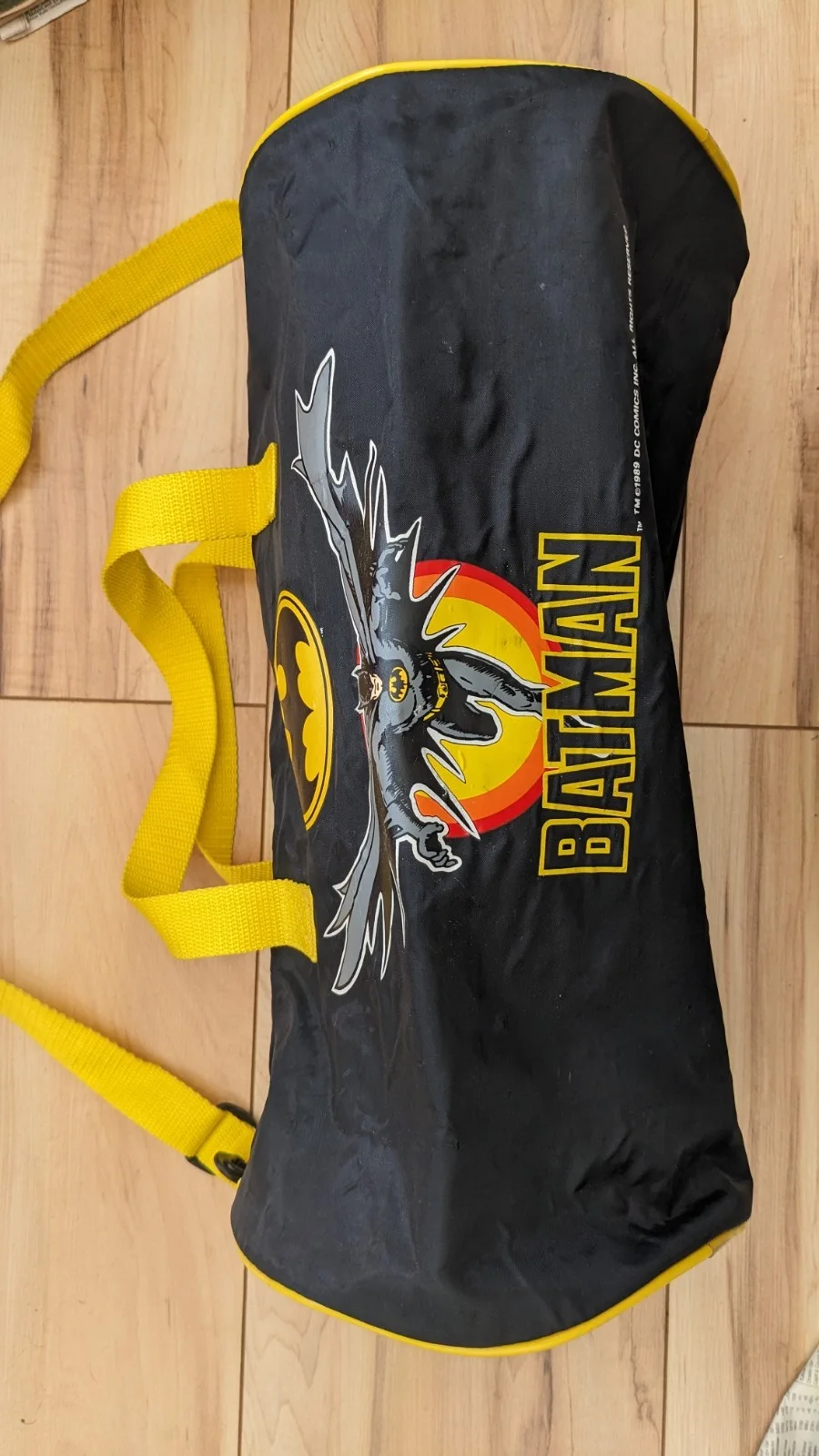 Batman Holdall Bag Small Black Overnight DC Comics, image 2