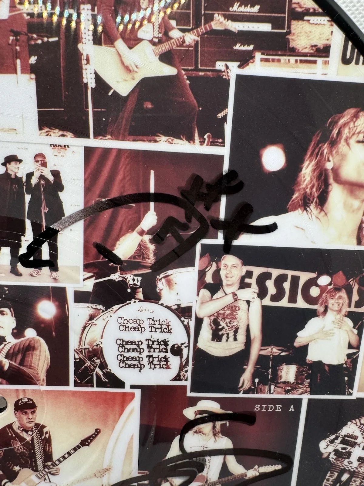 Cheap Trick Signed Vinyl We’re All Alright Picture Disc Autograph PSA/DNA COA, image 3