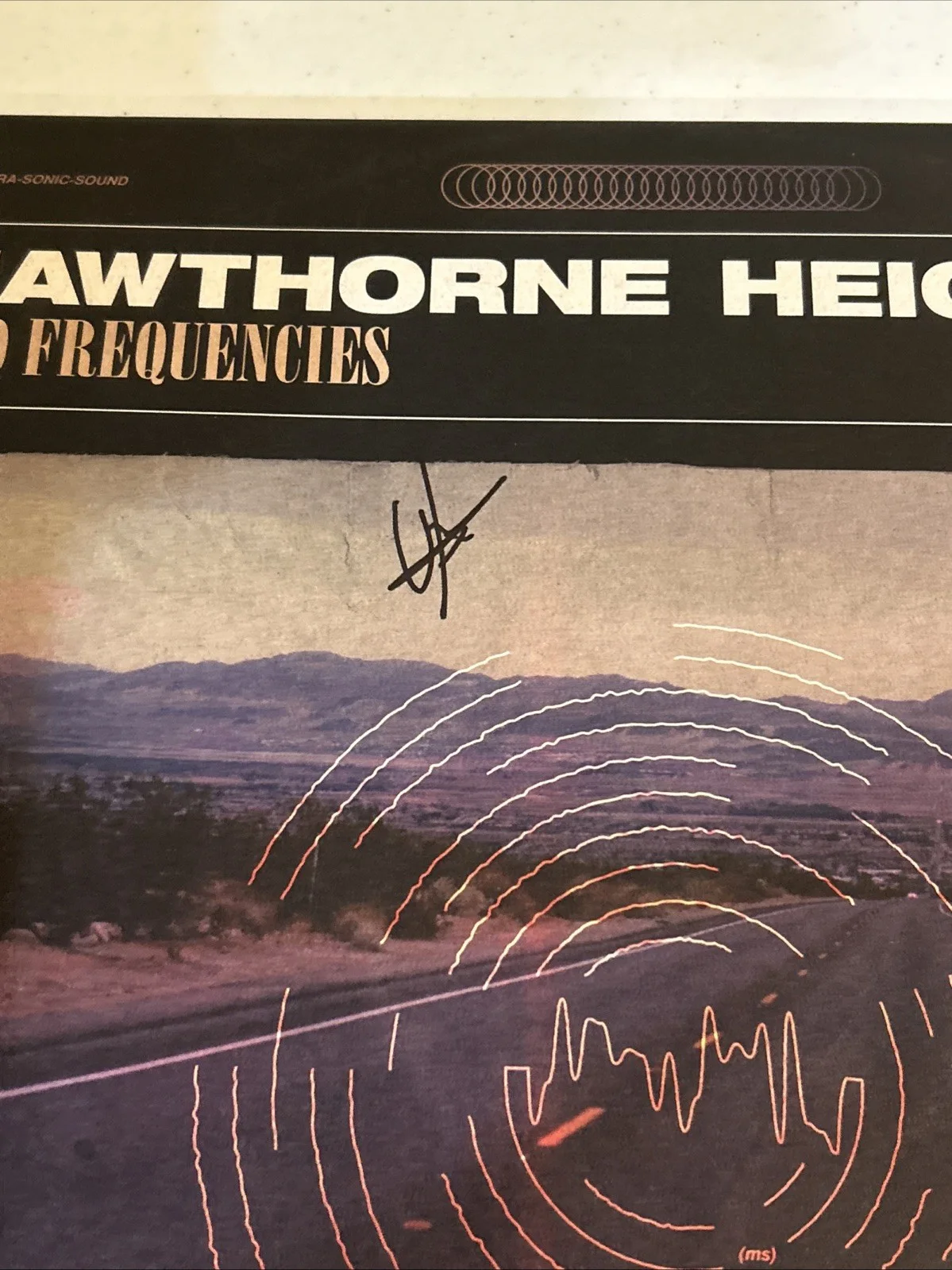 HAWTHORNE HEIGHTS SIGNED AUTOGRAPH BAD FREQUENCIES VINYL ALBUM ACOA JT WOODRUFF, изображение 3