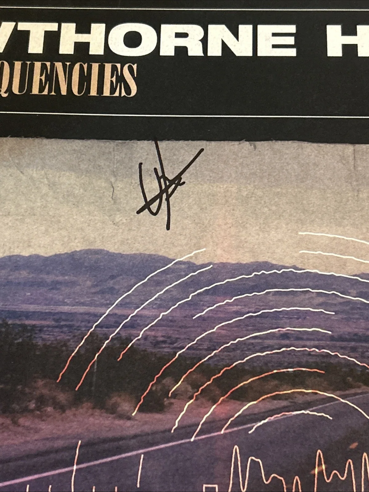 HAWTHORNE HEIGHTS SIGNED AUTOGRAPH BAD FREQUENCIES VINYL ALBUM ACOA JT WOODRUFF, изображение 4