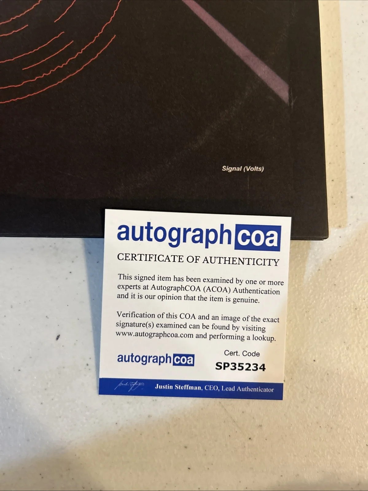 HAWTHORNE HEIGHTS SIGNED AUTOGRAPH BAD FREQUENCIES VINYL ALBUM ACOA JT WOODRUFF, изображение 5