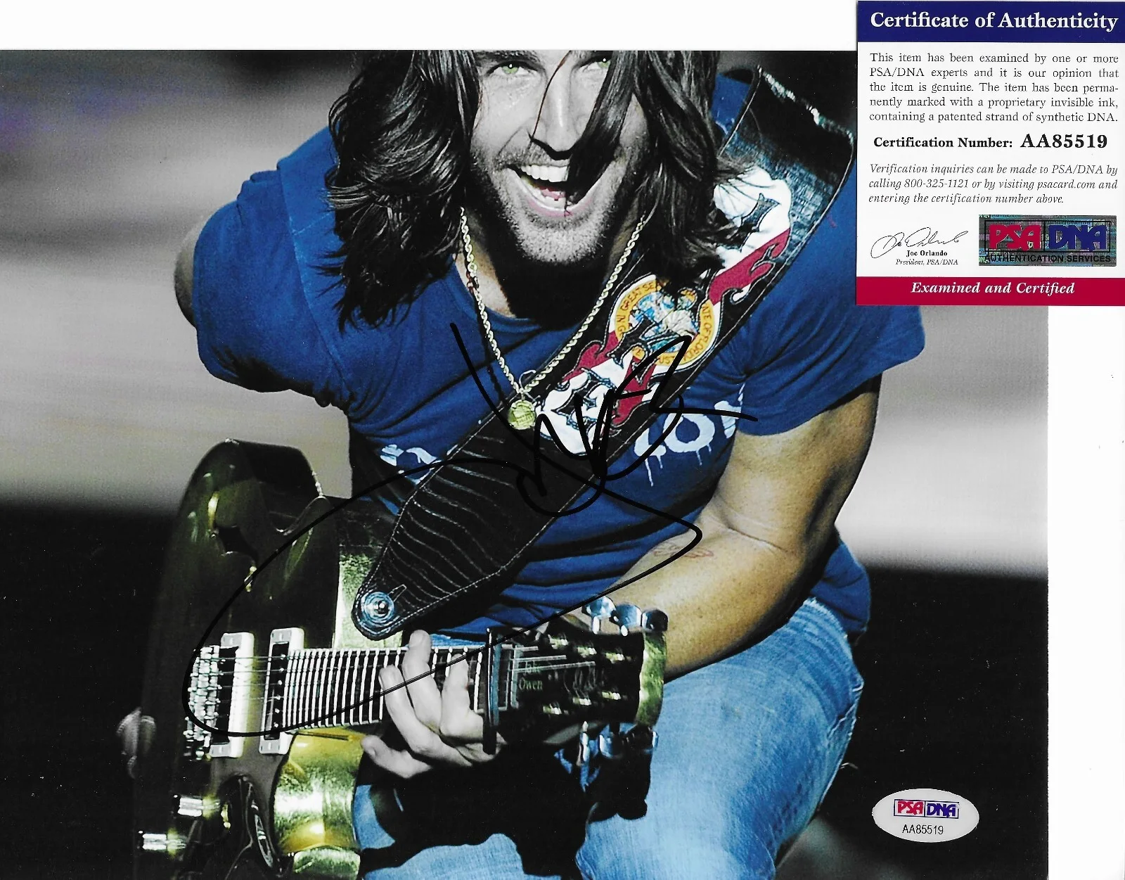 Jake Owen Country Signed 8x10 Photo Autographed PSA/DNA COA AA85519, image 2