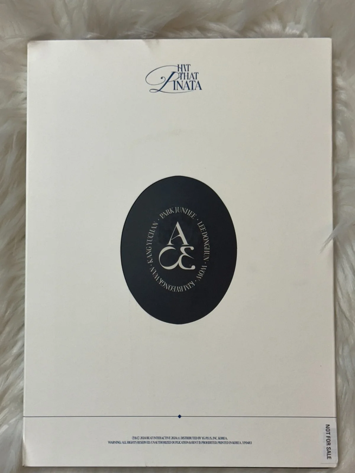 ACE ALL MEMBER Autograph(Signed) PROMO ALBUM KPOP, image 3