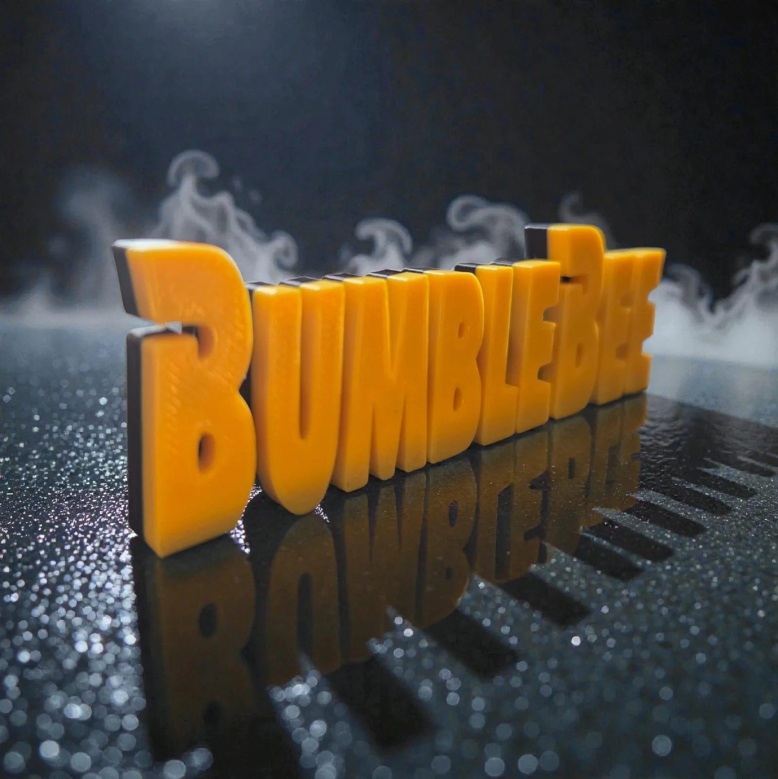 Transformers Bumblebee 3D Printed Logo Size 15cm X 5cm, image 2