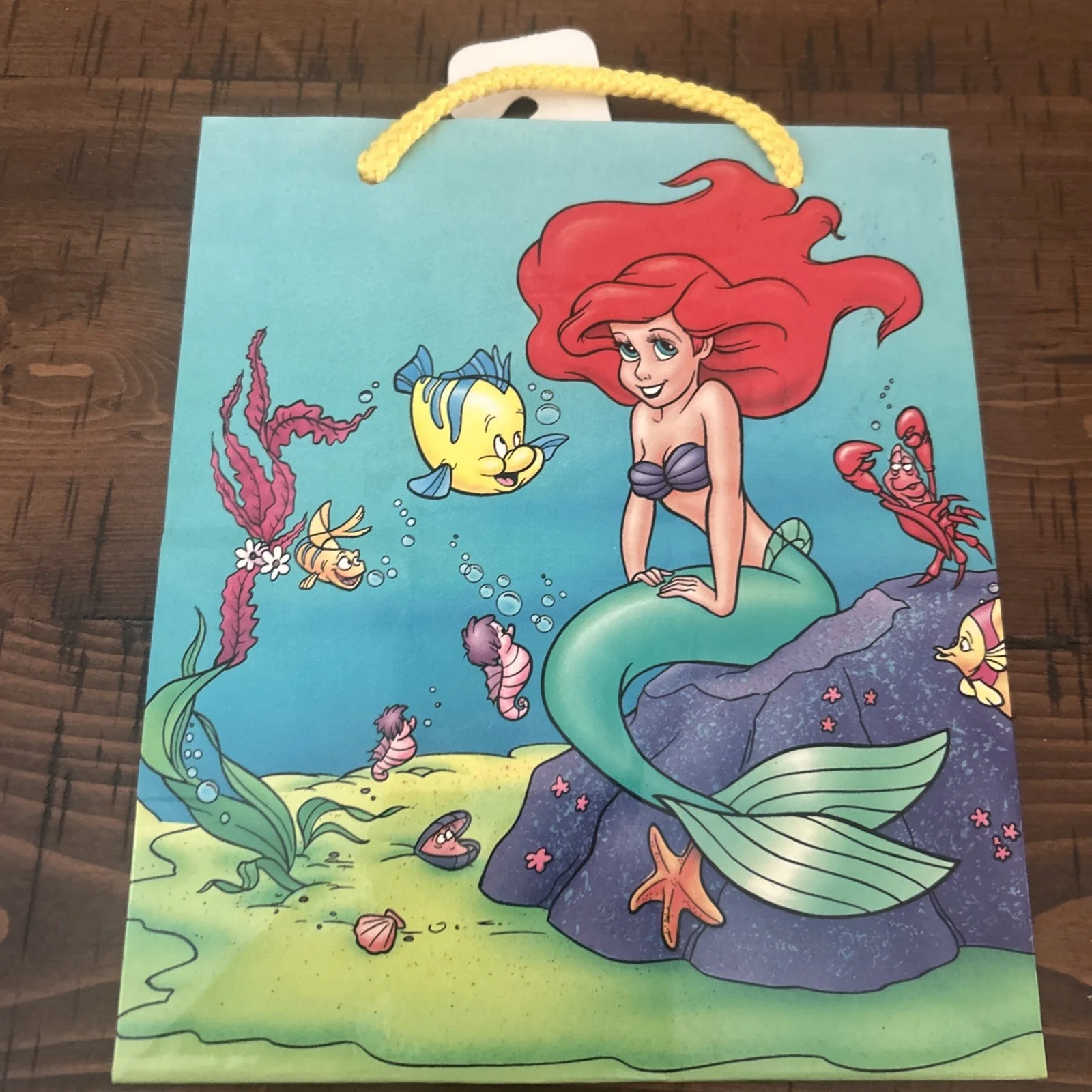 Pat Carrol — PAT CARROLL Signed Autographed Gift Bag Ursula LITTLE Mermaid “Hug You With My.., image 3