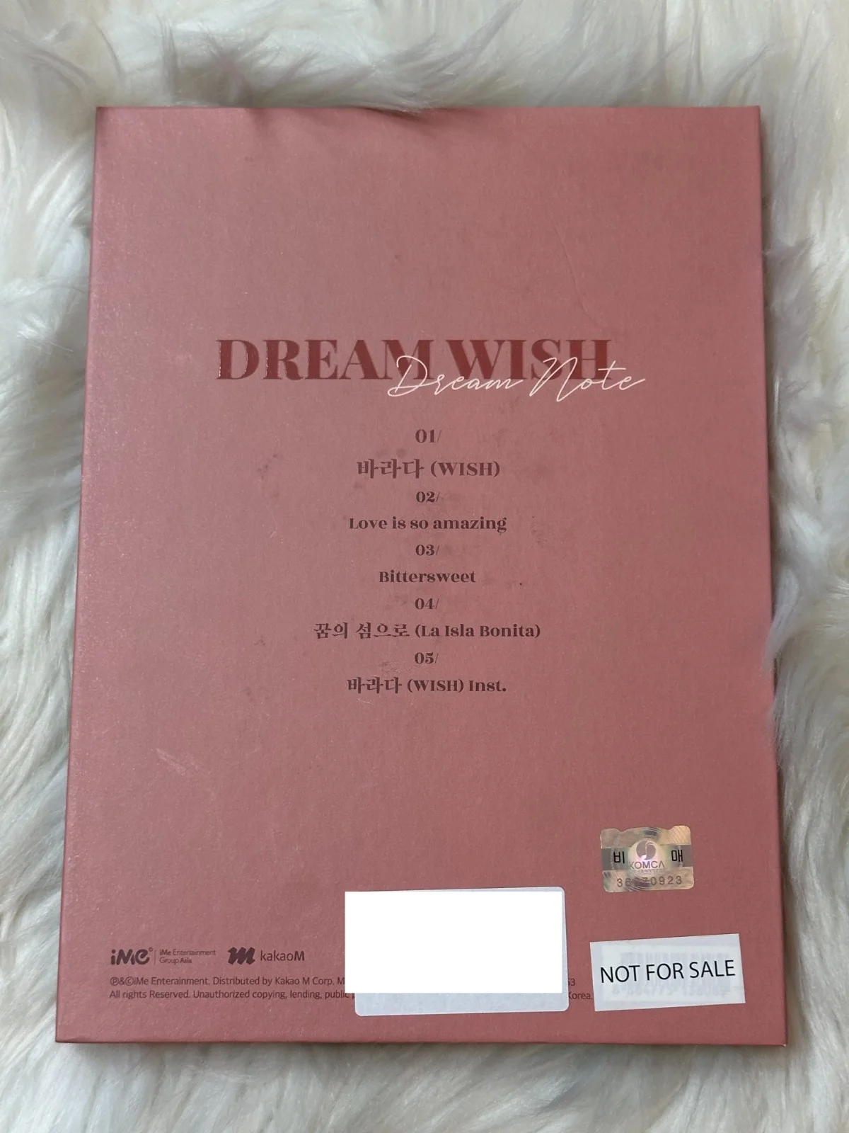 Dream Note ALL MEMBER Autograph(Signed) PROMO ALBUM KPOP, image 5