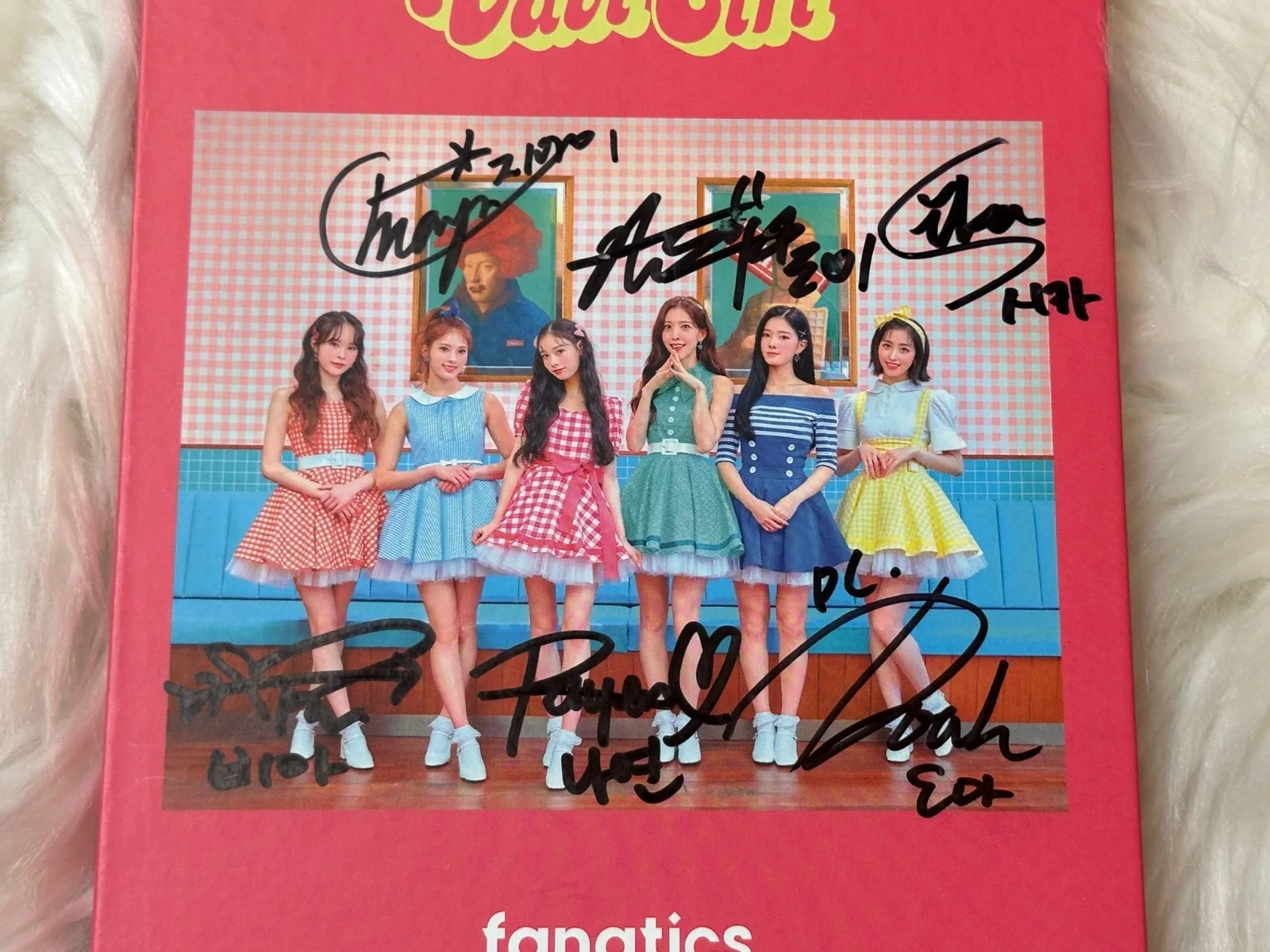 Fanatics ALL MEMBER Autograph(Signed) PROMO ALBUM KPOP, изображение 2