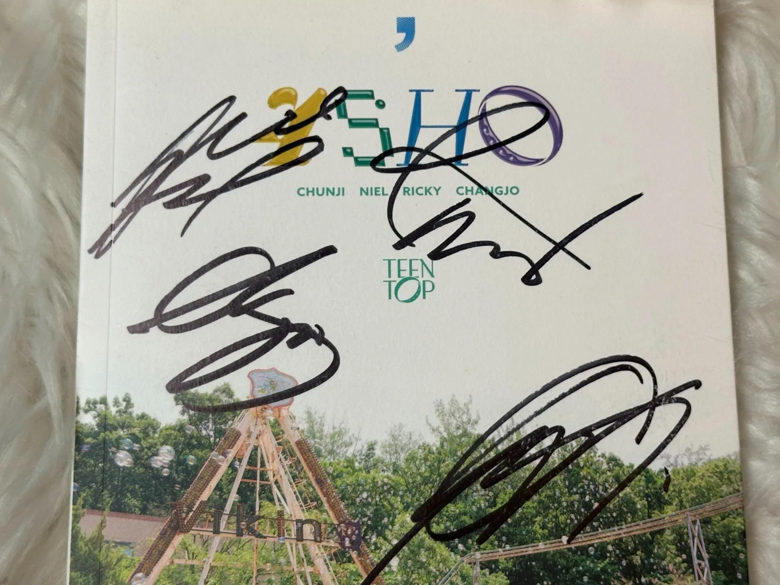 TEEN TOP ALL MEMBER Autograph(Signed) PROMO ALBUM KPOP, image 2