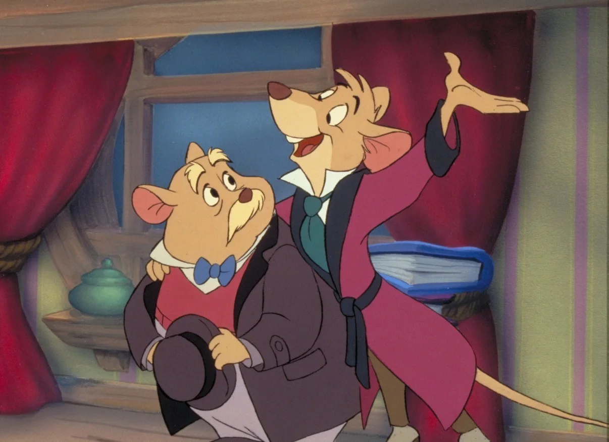 Disney's Basil The Great Mouse Detective 1987 Rare Unmounted 35mm Film Cells, изображение 3