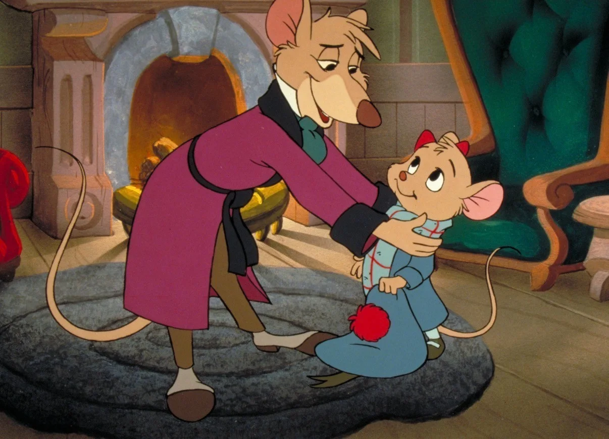 Disney's Basil The Great Mouse Detective 1987 Rare Unmounted 35mm Film Cells, изображение 5