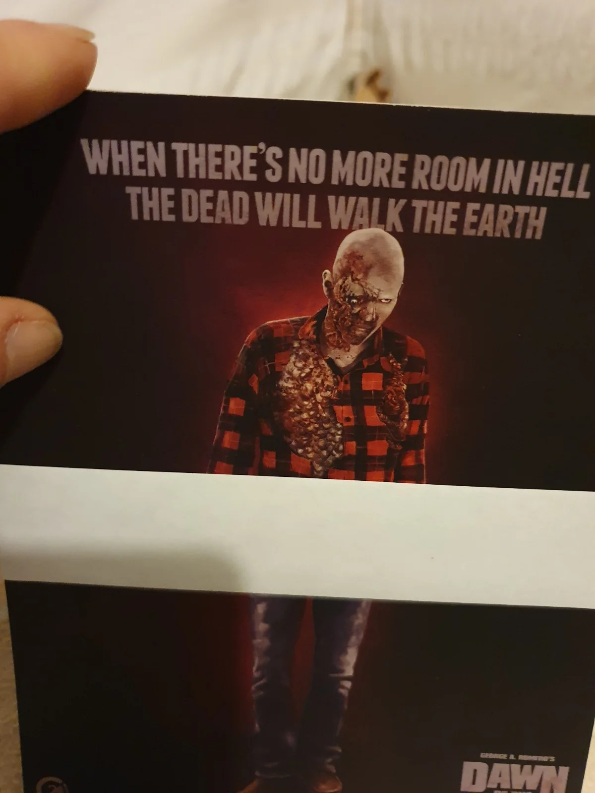 Dawn Of The Dead Character 4 Postcard Set UK exclusive not sold commercially, image 5