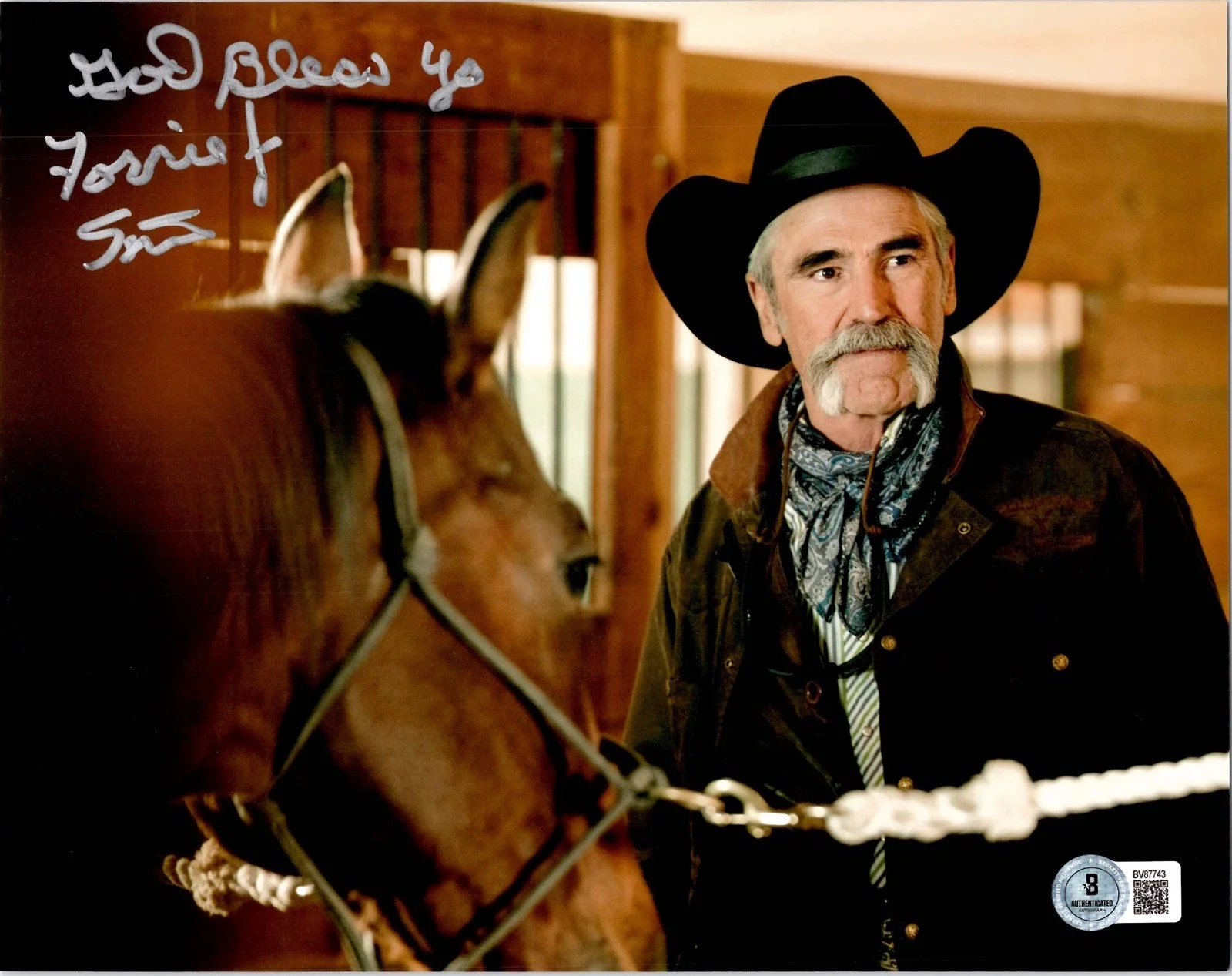 Forrie J Smith — FORRIE J. SMITH SIGNED AUTOGRAPH 8X10 PHOTO LLOYD YELLOWSTONE BECKETT BAS COA