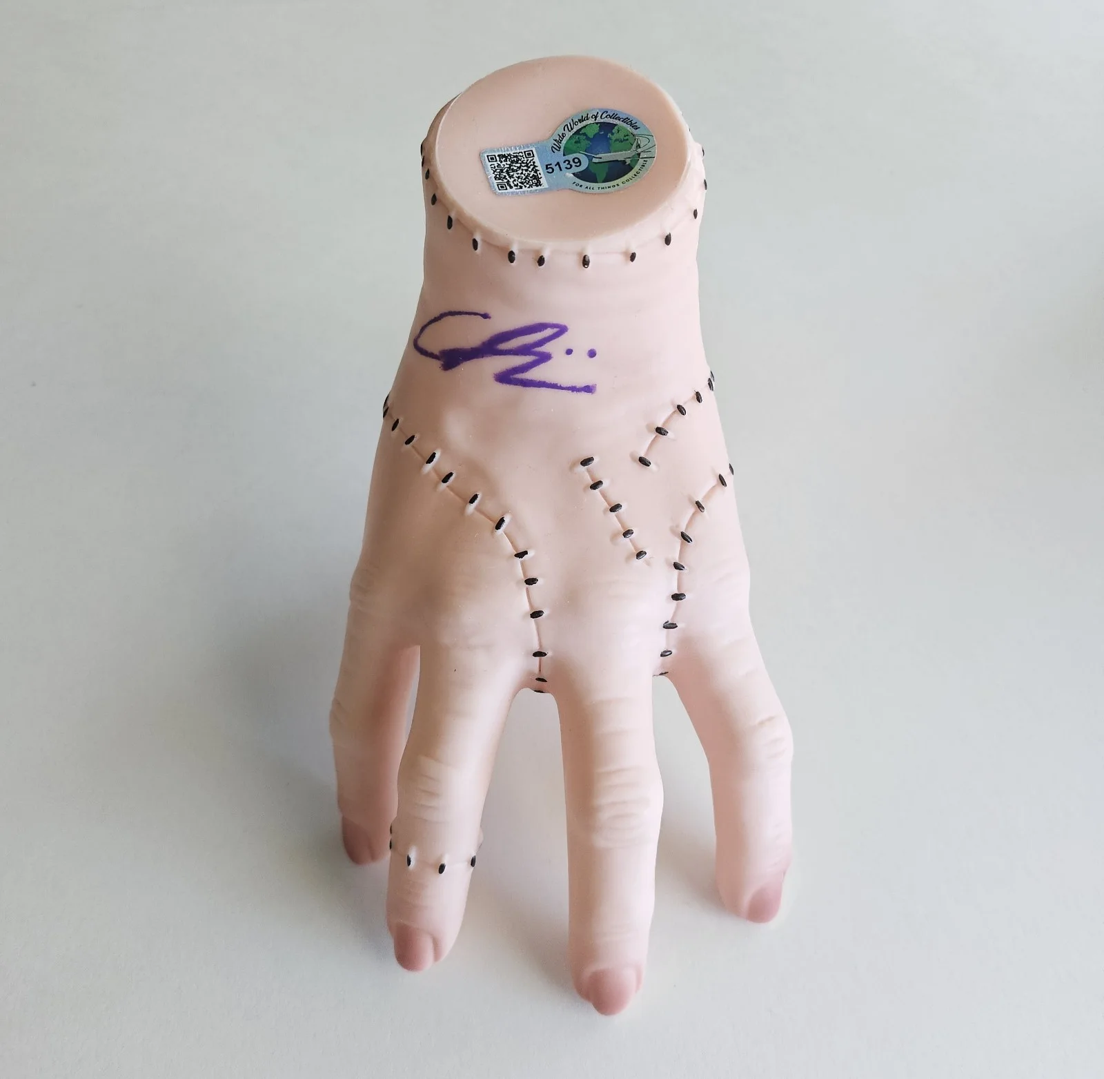 Christina Ricci — Christina Ricci Signed Autograph Addams Family Wednesday Hand Thing Prop Gothic