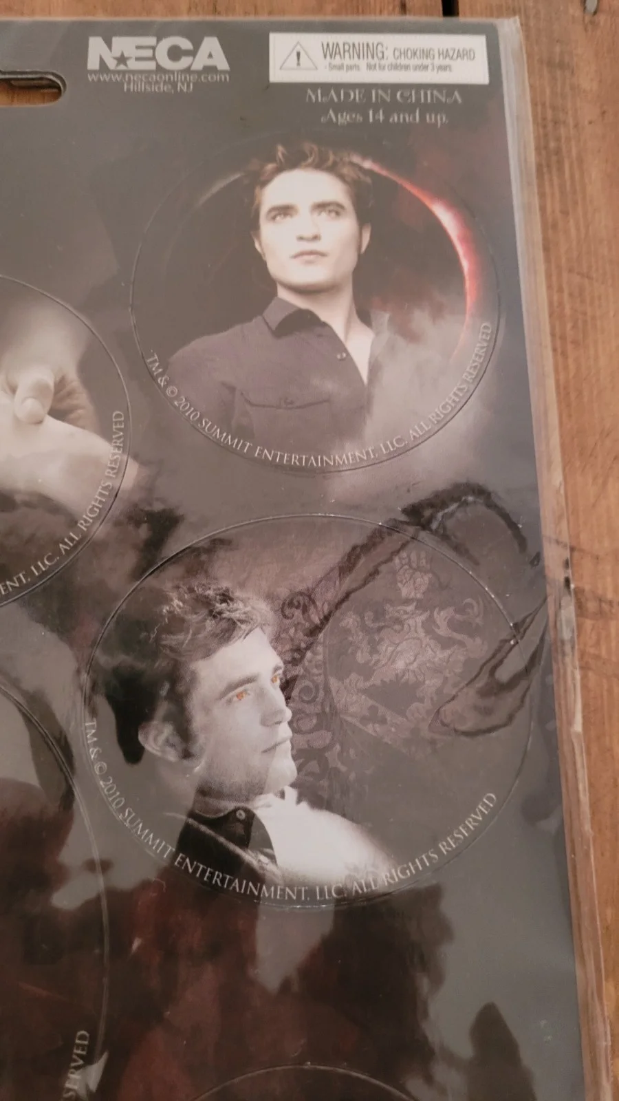 Twilight Eclipse 8 Piece Magnet Set - EDWARD - NECA - 2010 *BRAND NEW RARE, image 5
