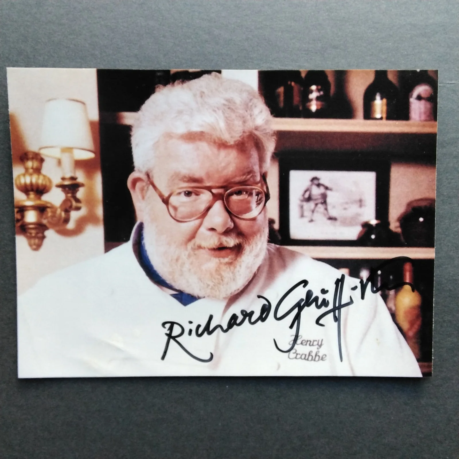 Richard Griffiths SIGNED Photo Movie TV Actor Harry Potter Pie in Sky Gandhi, изображение 2